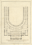 202609 Plattegrond van de balklaag van de tweede verdieping van de schouwburg op het Vredenburg te Utrecht.